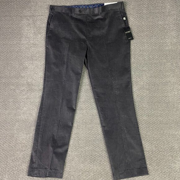 Lauren Ralph Lauren Corduroy Pants Men's 40 x 32 Slate Gray Dewhurst Pinwale - Picture 1 of 15